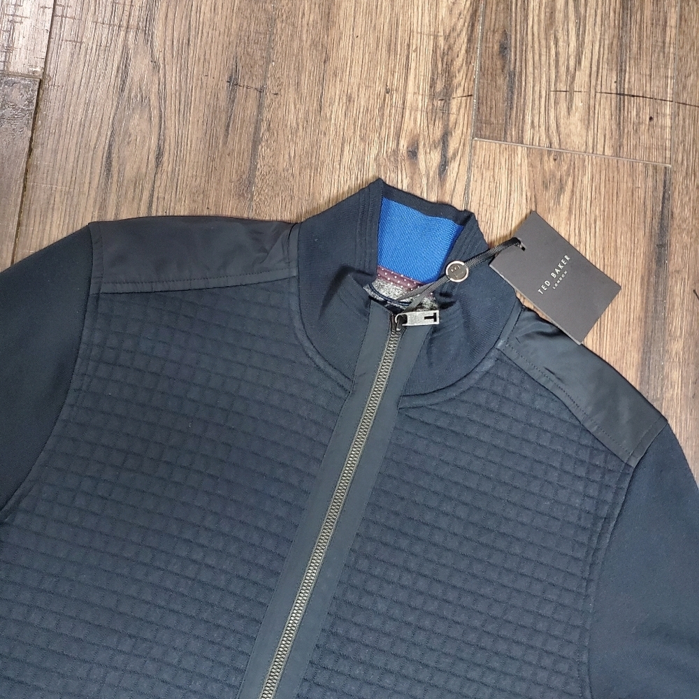 Ted Baker London Navy 'Whooty' Full Zip Fleece Jacket - Picture 8 of 12
